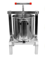压榨机压蜜机榨蜡机出口型加厚不锈钢压榨过滤机养蜂工具