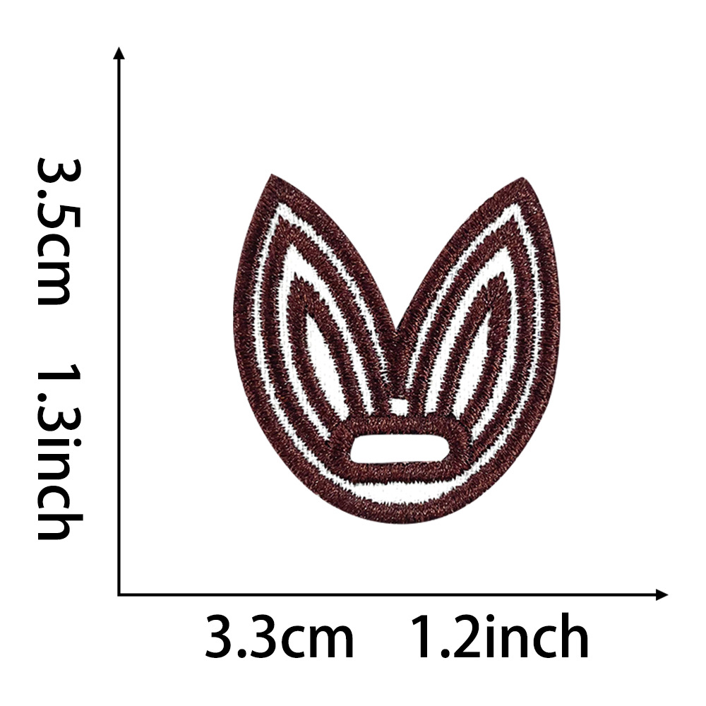 토끼귀단추-화이트브라운