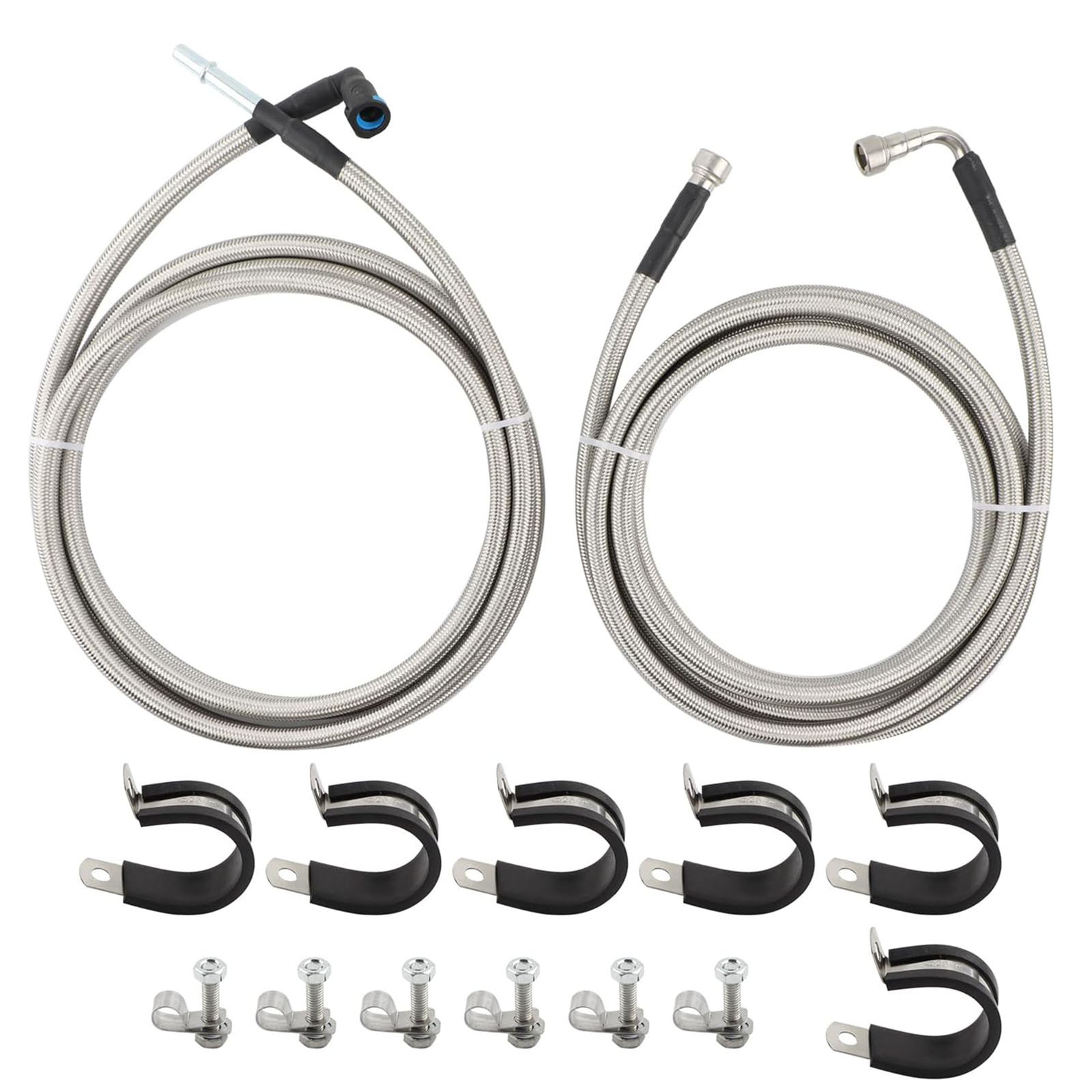 819-905 Stainless Steel Fuel Line Kit Flexible Braided Tubing for Chevrolet Flexible Fuel Line