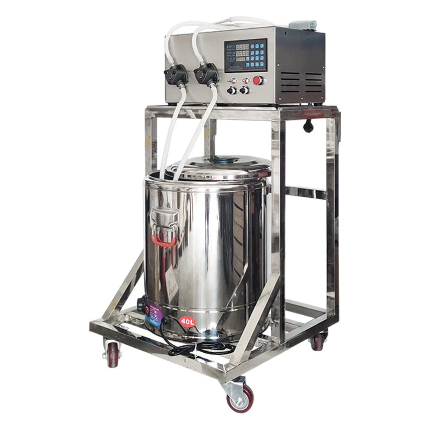 LZ-2 двуглавая с нагревательной бочкой, высокотемпературная лампа для ароматерапии и масла, машина для розлива чайного воска, машина для розлива хрустальных свечей