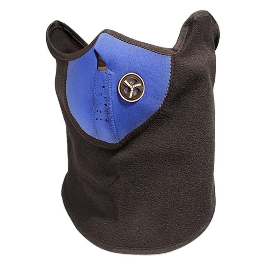 Windproof Small Face Mask for Bicycles, Warm Winter Skiing Fleece Riding Outdoor Mask, Helmet Face Protection, Helmet-Specific