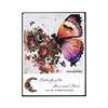 Beautiful day PET Sticker Star Moon Die Series Butterfly collage retro hand account decoration material 8 models