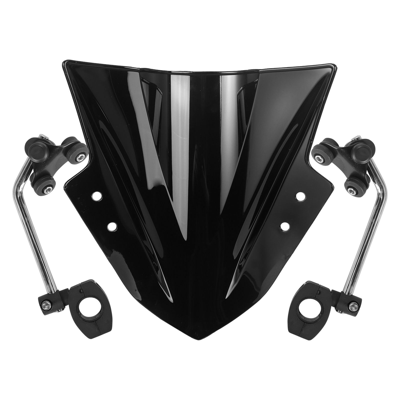 Suitable for 2013-2017 Kawasaki 300 R Ex300 Ex300R Black Windshield Deflector Windshield