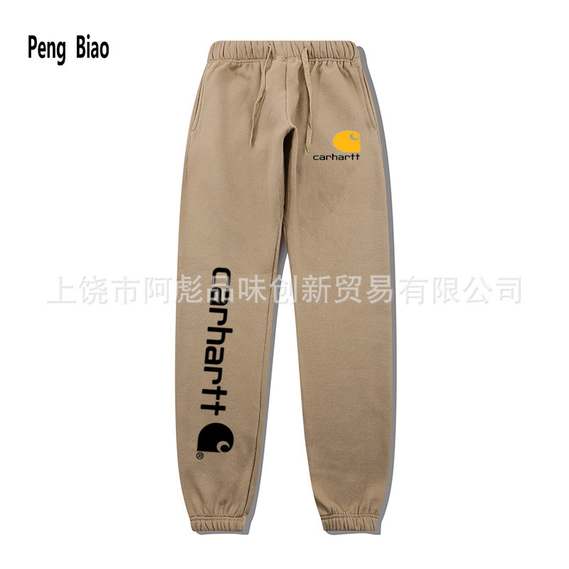 Popular Cross-Border Amazon Carhartt European and American Men's and Women's Fleece Sweatpants Loose Quick-Dry Jogger Pants Long Pants Popular Cross-Border Amazon Carhartt European and American Men's and Women's Fleece Sweatpants Loose Quick-Dry Jogger Pants Long Pants
