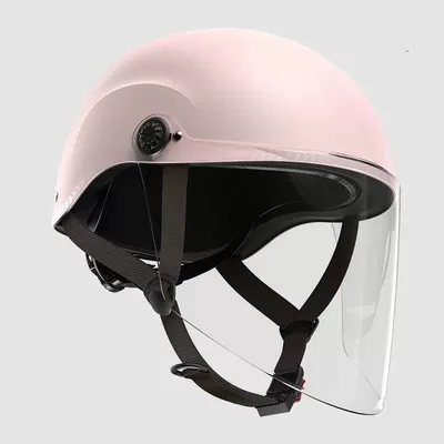 Motosiklet kaskı (dəbilqə), Suitable for National Standard - soft-mist-powder-windproof-and-rainproof-long-mirror