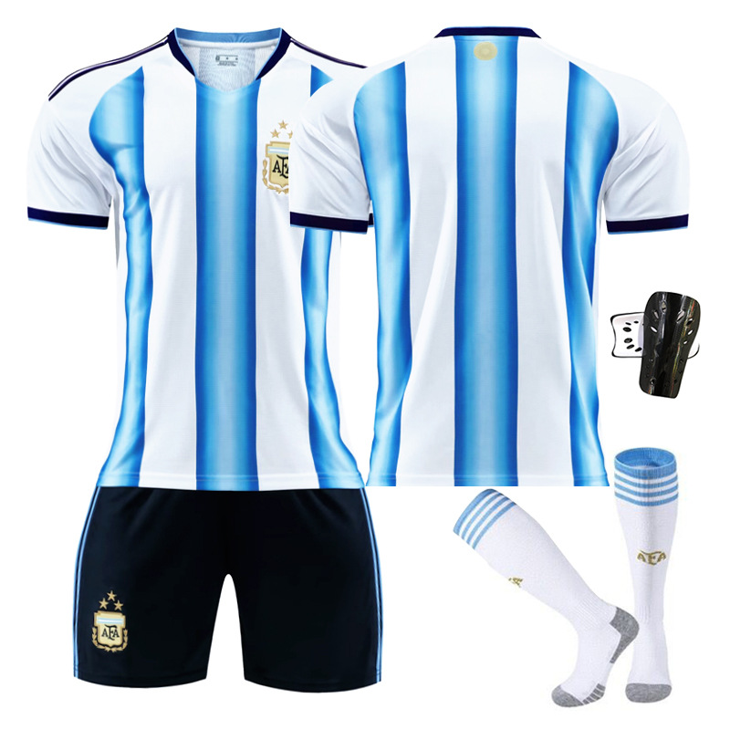 Copa del Mundo 2026 Argentina Camiseta de Fútbol en Casa No. 10 Camiseta de Messi 11 Di Maria 21 Dybala