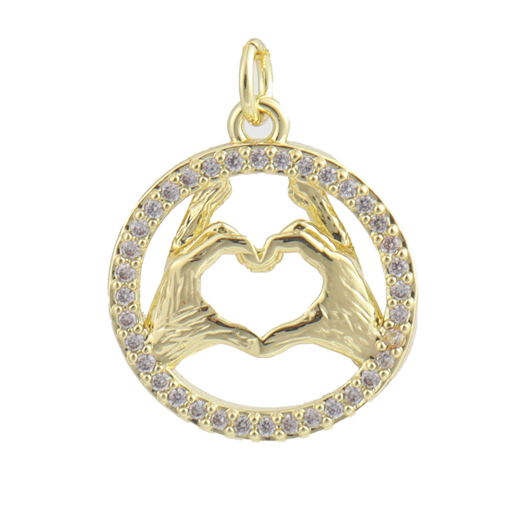 6g Weight Pendant Jewelry Making Type 12 * 18mm Jewelry Making Size Zircon Inlay Material DIY Jewelry Accessories Classification 1 Piece Quantity Copper Material Star, Heart Shape, Eye Pattern Plating, Inlay Design IG Style Style 1 Piece 12 * 18mm Copper Zircon Star Heart Shape Eye Pendant 12