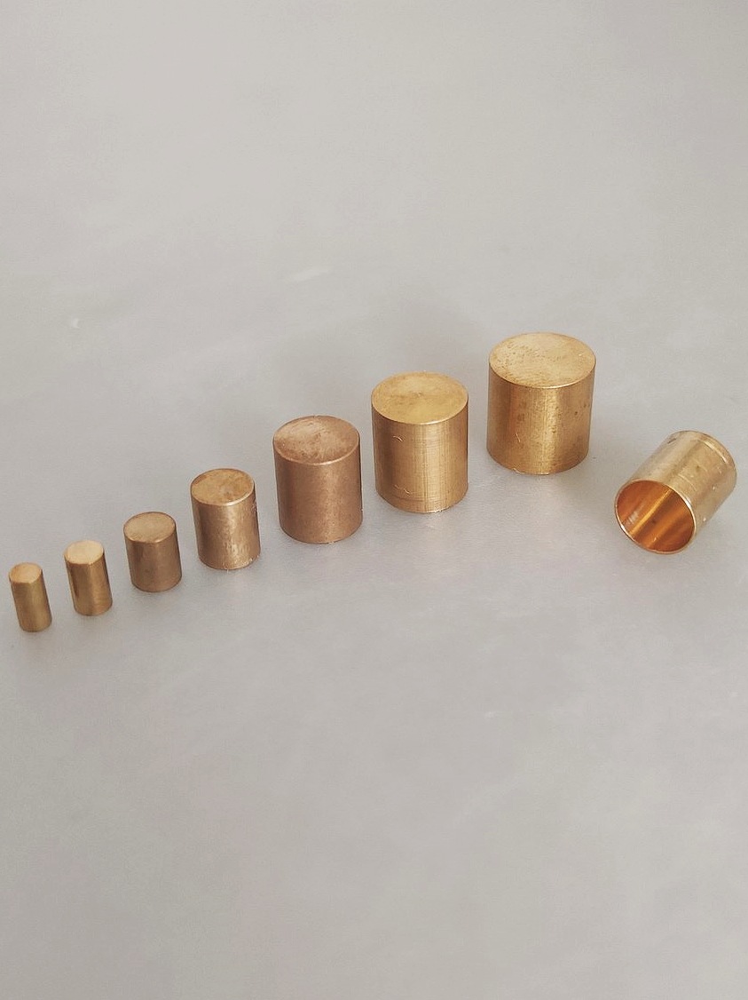 2-8mm黄铜平底无孔端帽237diy小铜帽手工花托平头帽材料配件