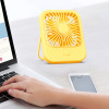 New handheld desktop mini fan three -speed desktop USB charging student office