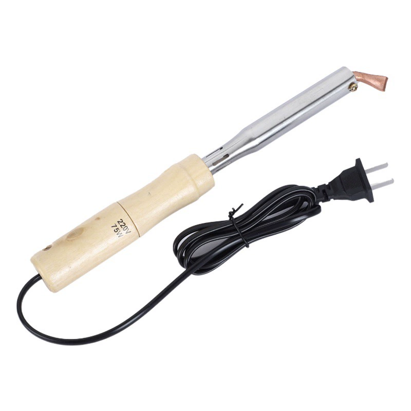 Оптовая Продажа с фабрики Hengjia электрический утюг с деревянной ручкой мощный электрический утюг 75/100/150/200/300 Вт