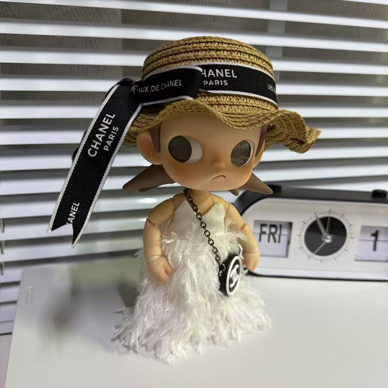 Sister Gazi's Suspender Feather Skirt for Summer Outings, Zsiga's Dream Place, Baby Clothes, Movable Doll, Sister Gazi's Clothes