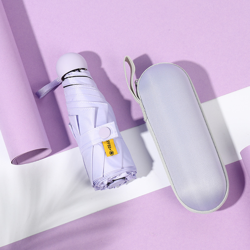 Protección solar 50% de descuento para mujeres sombrillas de cápsula sombrillas