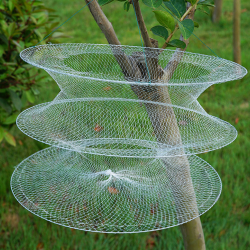 Xiping Fishing Gear Manufacturer Wholesale Foldable White Shrimp Cage Loach Cage 34cm Simple Crab Cage
