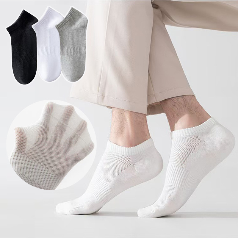 Solid color base summer thin breathable knee socks