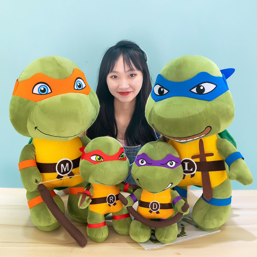 New Teenage Mutant Ninja Turtles Plush Toy Doll Birthday Gift Girls and Boys Sleeping Doll Rag Doll Pillow