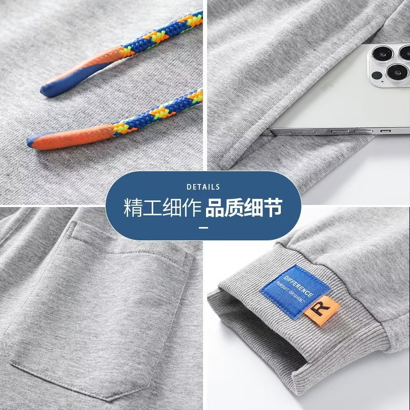 Pantalones casuales de otoño para hombres Nueva moda de talla grande cuerda colorida de moda Pantalones deportivos atados al tobillo pantalones de chándal de hip hop para estudiantes de secundaria
