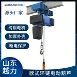 山东越力环链电动葫芦规格多样纯铜电机M5工作等级欧式电动葫芦