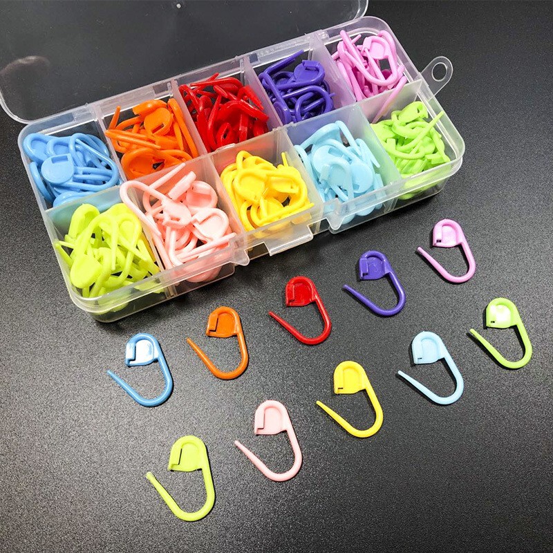クロスボーダー10格120枚箱入りプラスチック小さなピン留めピン記号ボタンセーター編みツールdiy材料|undefined