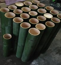 毛竹斑竹鲜竹筒竹子装饰竹筒饭蒸饭筒竹杯子碗花园栅栏材料