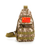 Men's tactics waterproof chest bag, camouflage street slingshot one shoulder, bag strap, wholesale