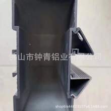 现货供应100*44 76*44玻璃幕墙隔断铝合金 单双边管 双单压线管座