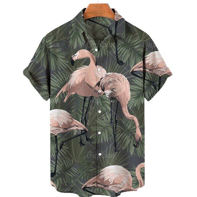 Men's Short-Sleeved Hawaiian Shirt