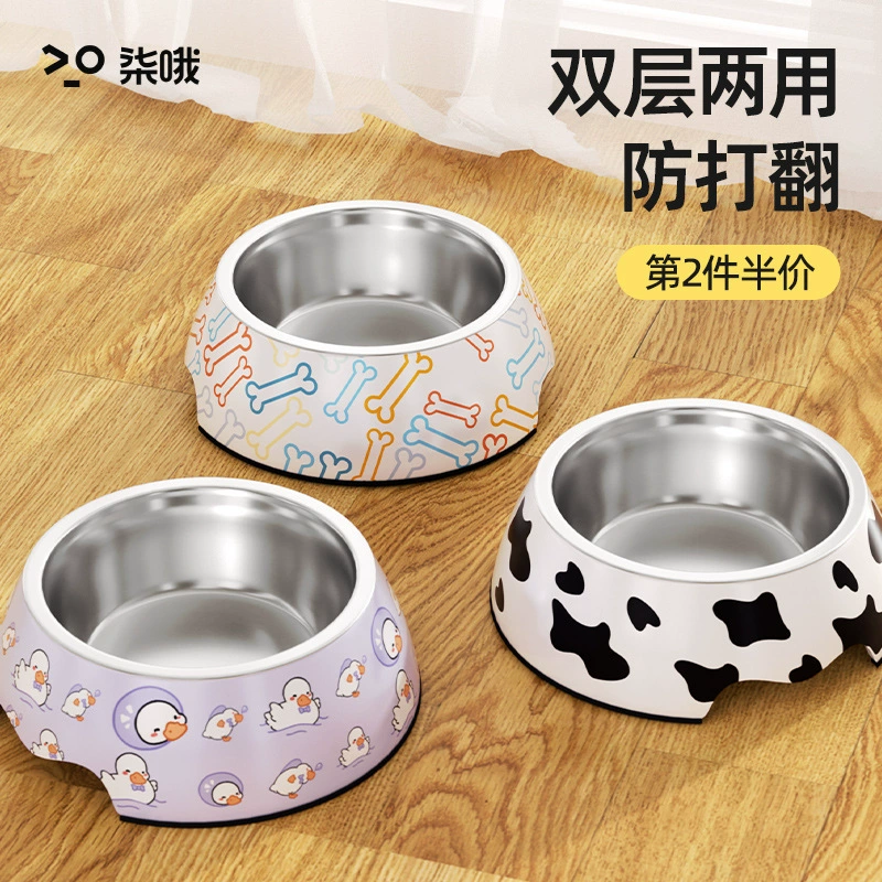 Миска из мидина из нержавеющей стали миска риса для собак специальная собачья еда питьевая вода для домашних животных