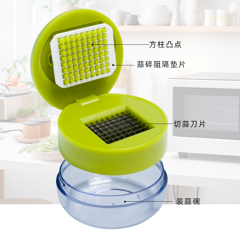 Cross-border mini garlic grinder garlic grinder garlic press household ginger garlic cutter automatic garlic puller kitchen artifact
