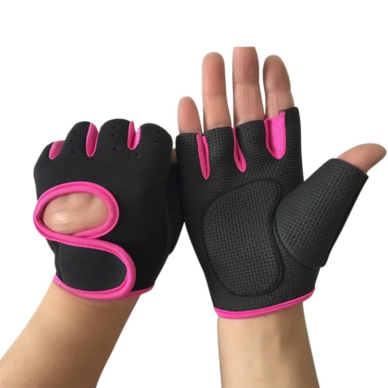 Gloves Outdoor Mountaineering Racing Riding Half-finger Gloves Sports Fitness Gloves Anti-cocoon Sports Gloves Female Strength
