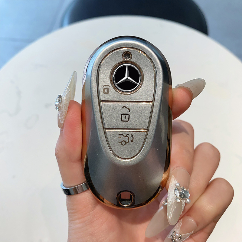 メルセデスベンツ e300l キーカバー c260l 車 c200l シェル a200l バックル GLc バッグ GLa200e クラス GLe350 に適しています。|undefined