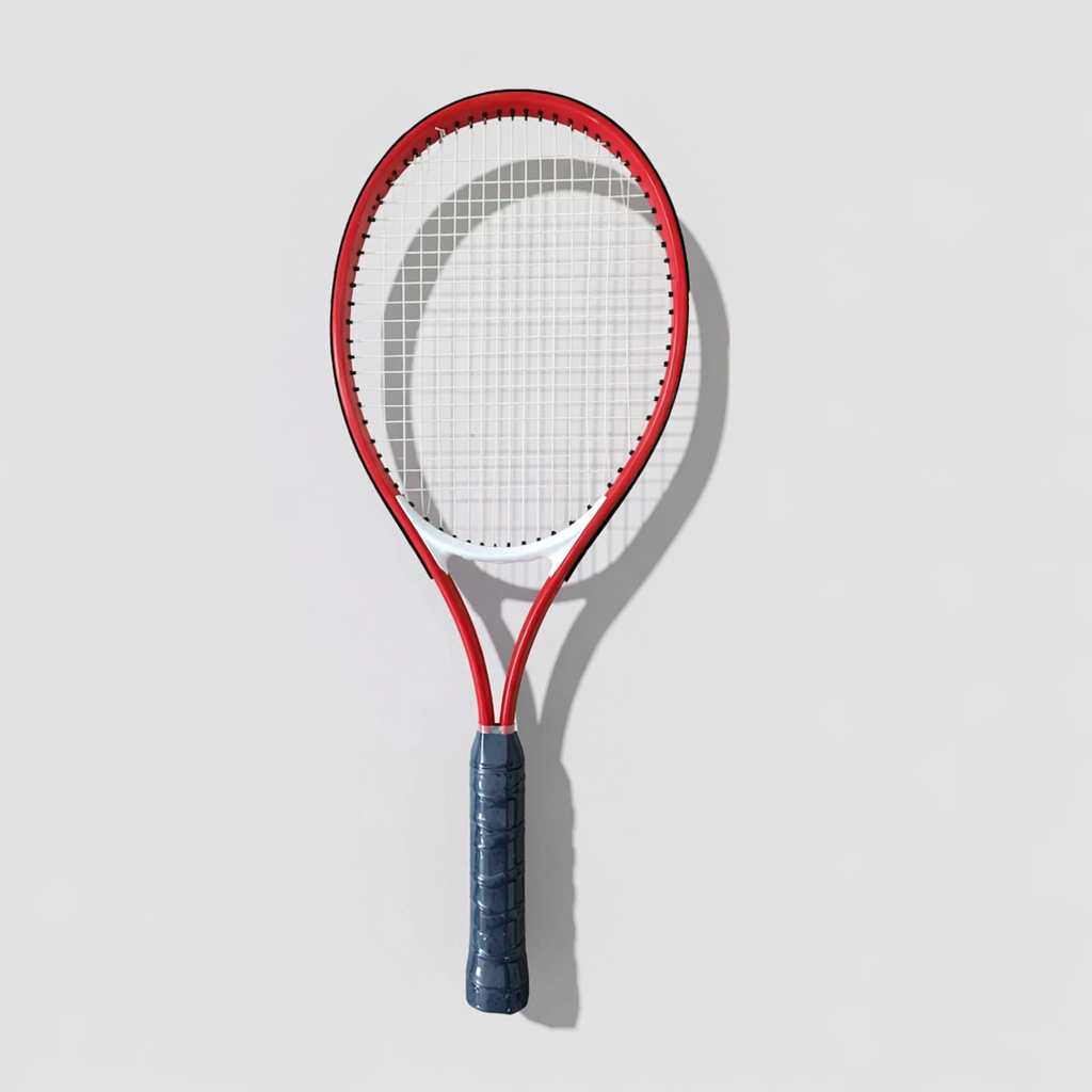 Adult tennis racket-pure red