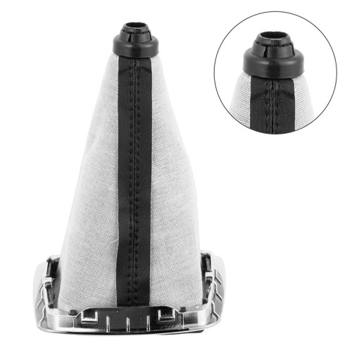 Applicable to Ford Focus Shift Boot Dust Cover, Black Shift Lever for 5/6 Speed Manual Transmission