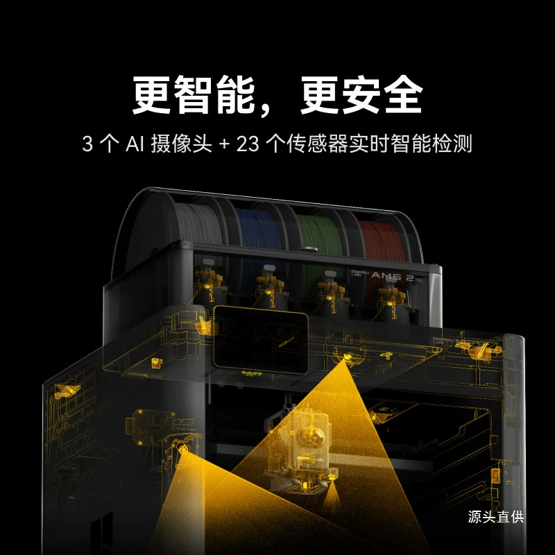 Printer *S with laser, highly precise brush, 3D printing