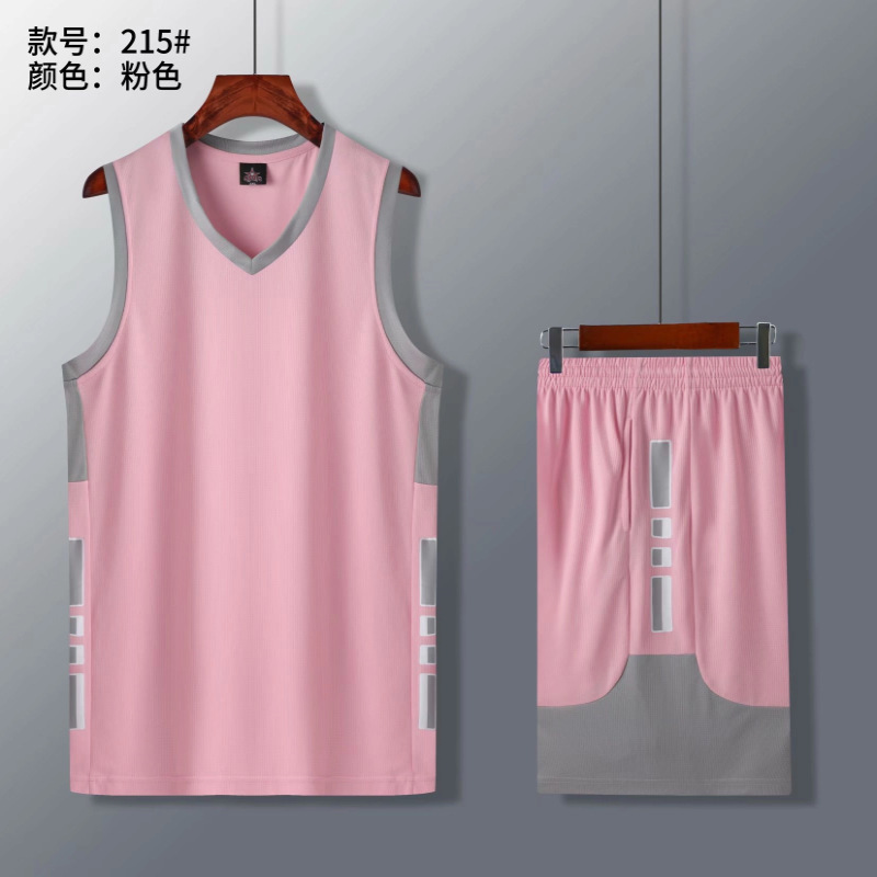 夏季青少年运动团队篮球服套装  透气吸汗学生比赛背心篮球服印号|undefined