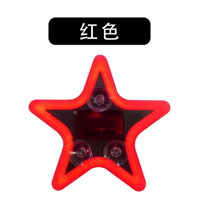 Other lights Star Solar Triangular Window Ambient - red