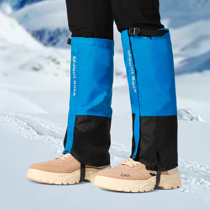 Snow Cover Outdoor Hiking Waterproof Shoe Cover for Men, Women and Kidsren, Warm, Waterproof, Sand-Proof, Snow Climbing and Skiing Leggings and Foot Covers
