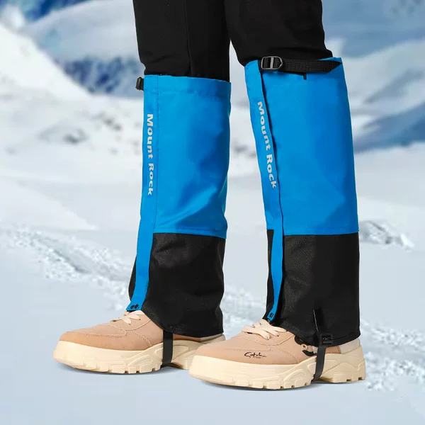 Snow Cover Outdoor Hiking Waterproof Shoe Cover for Men, Women and Kidsren, Warm, Waterproof, Sand-Proof, Snow Climbing and Skiing Leggings and Foot Covers