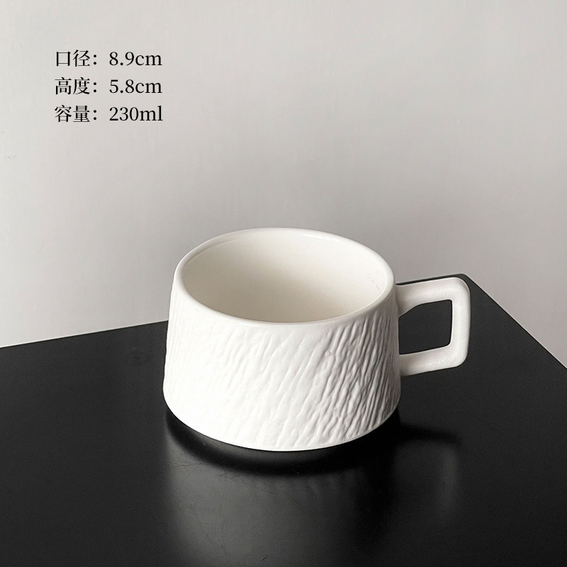 Taza de café de piedra retro taza de cerámica simple de alta calidad taza de café
