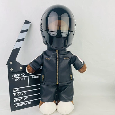 Motosiklet dəbilqələri: Tail Box Pendant Motorcycle Travel - 28cm-35cm-black-leather-f1-black-helmet-buckle-anti-collision-layer