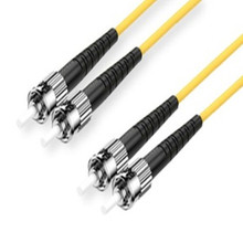 绿联UGREEN光纤跳线 ST-ST 单模双芯光缆跳线3米网络连接线NW231