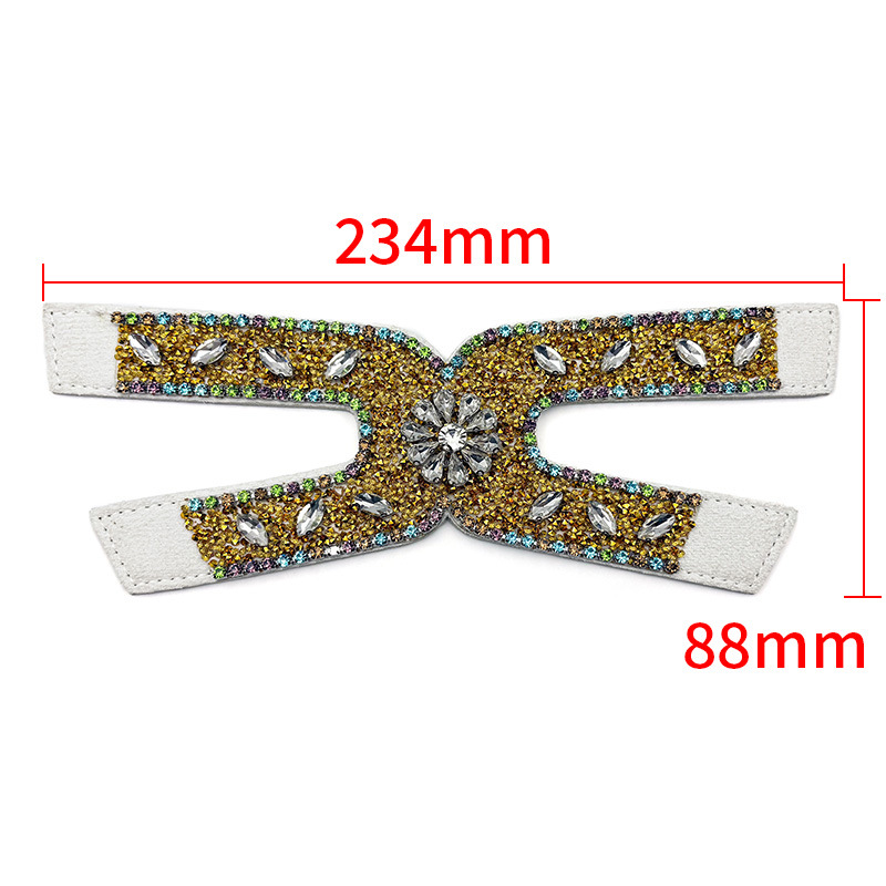 Nuevos accesorios de zapato DIY una sola forma de sandalias de diamante semiacabados zapatillas taladro superior