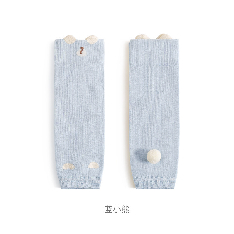 秋季卡通儿童护膝0-3岁婴儿袜子不勒腿宝宝袜套爬行过膝袜可爱|undefined