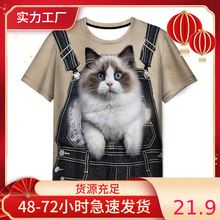 2023�¿��ļ�Ů��ӡ��3Dӡ������ɰ�è�����T��������