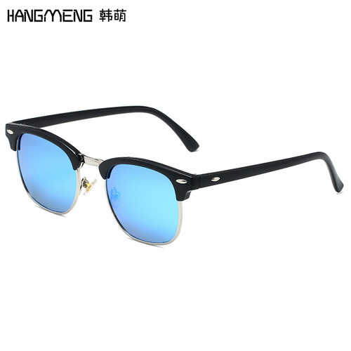 3016 Polarized Sunglasses for Men and Women Retro Universal Sunglasses Colorful Coated Polarized Glasses Anti-Blue Light Glasses Wholesale