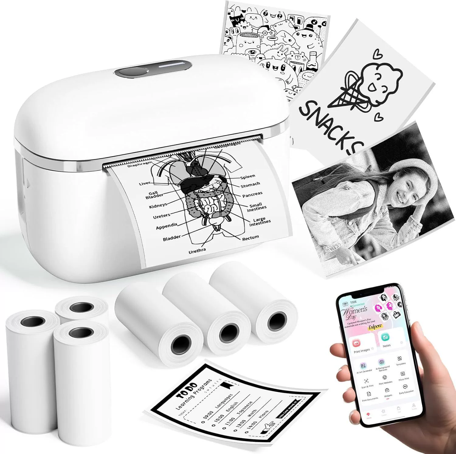 Small printer, handheld photo, T02