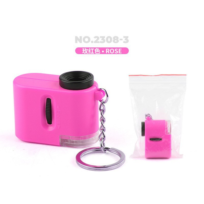 NO.2308-7 미니현미경 [로즈레드백]