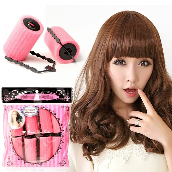 Sleeping Beauty Sponge hair curler large volume pear flower hair curler sleep curly hair artifact hair curler