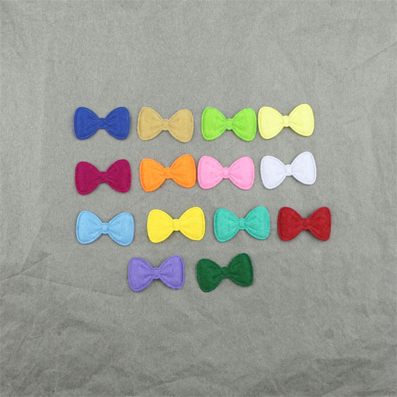 3cm felt bow embossed accessories diy hair accessories decoration accessories clothing accessories toy material package