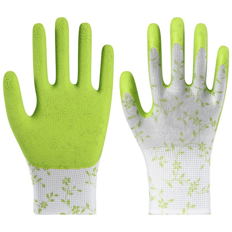 Guantes de protección de jardinería, plantación de flores, anti-punción, trabajo de trabajo, transporte transpirable, resistente al desgaste, antideslizante, impermeable