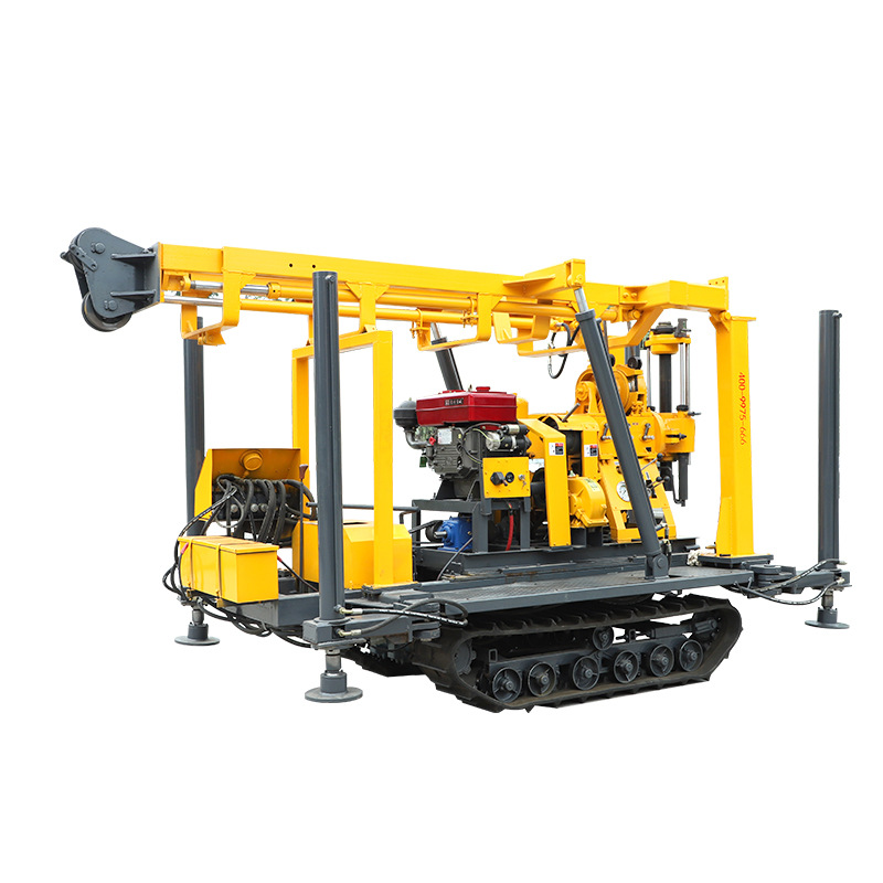 Perforación hidráulica de 100 metros perforación de pozo de precipitación tipo rastreo para exploración geológica pozo de riego doméstico portátil